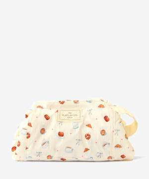 Parachute Drawstring Flat Lay Makeup Bag - Patisserie