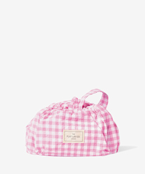 Parachute Drawstring Flat Lay Makeup Bag