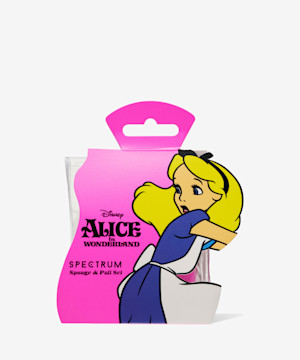 Alice in Wonderland Neon 4 piece sponge and puffs set